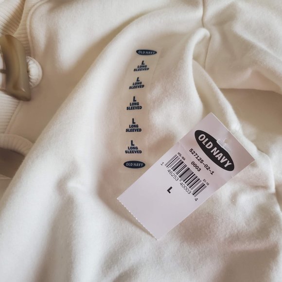 NWT! Old Navy Shawl Collar Sweatshirt - Size L - Picture 4 of 4